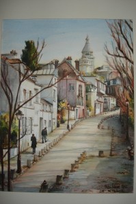 Rue de l'Abreuvoir Monmartre Paris