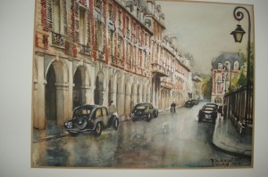 Place des Vosges Paris 1950