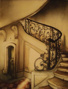 Escalier Louis XV Place des Vosges Paris