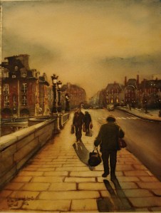 pont neuf hiver Paris